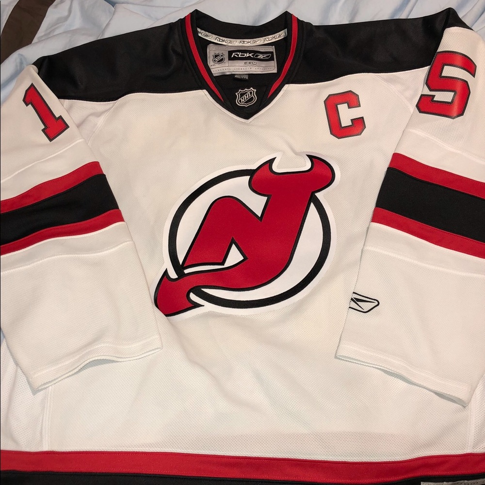 New Jersey Devils Reebok Jamie Langenbrunner XXL White Jersey